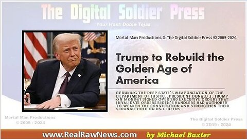 President Trump to Rebuild the Golden Age of America