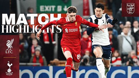 Liverpool vs Tottenham: Carabao Cup Semi-Final Highlights | Salah, Gakpo, Szoboszlai Shine in Reds'