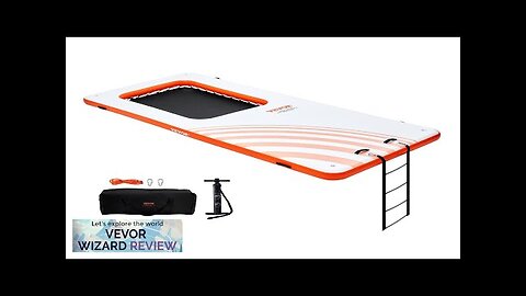 VEVOR Inflatable Floating Dock 15x6.5FT Inflatable Dock Platform with 4*6FT Trampoline Mesh Review