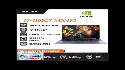 NVIDIA MX450 i7 1195g7 DDr4 32G RAM 2TB SSD Laptop 15.6 Inch Review