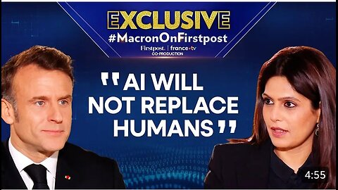 Macron: AI Will Change the Way Humans Work, but It Won't Replace Us | Palki Sharma | Exclusive |