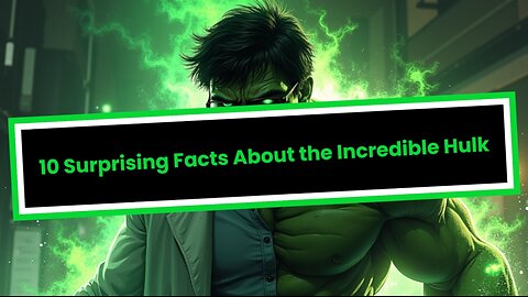 10 Surprising Facts About the Incredible Hulk