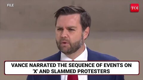 'Sh_t Protesters'_ JD Vance Clashes With Ukraine Supporters After Daughter 'Chased' In DC _ Watch