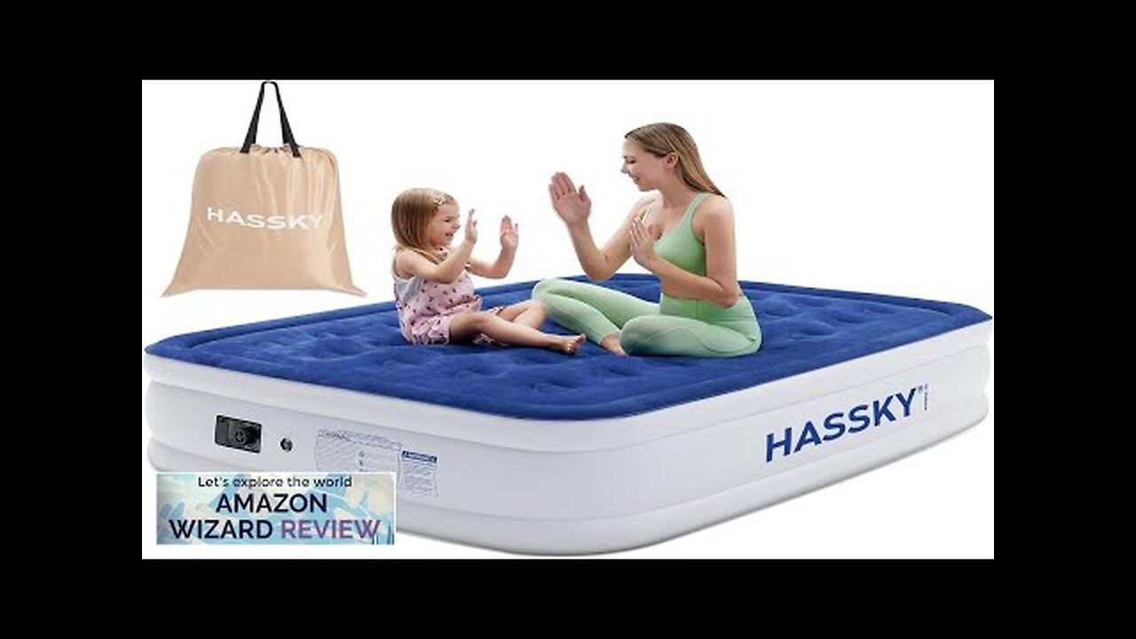 Queen Air Mattress with Built-in Pump18 Inch Tall Inflatable MattressLuxury Air BedBlow Review