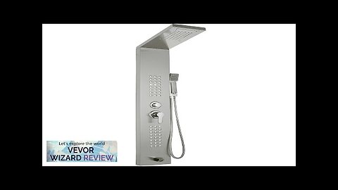 VEVOR 5 in1 Shower Panel Tower System Brushed Silver Stainless Steel Multi-Function Review