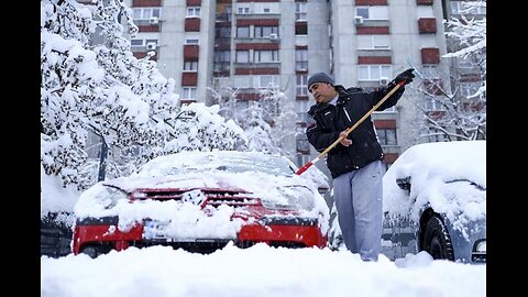 Balkans snowstorm leaves tens of thousands of homes without power, causes traffic chaos