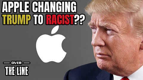 Apple Changing "Trump" to "Racist"??