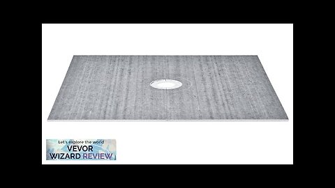 VEVOR Shower Curb Kit 72"x72" Shower Pan Kit with 6.3" Central Drain Review