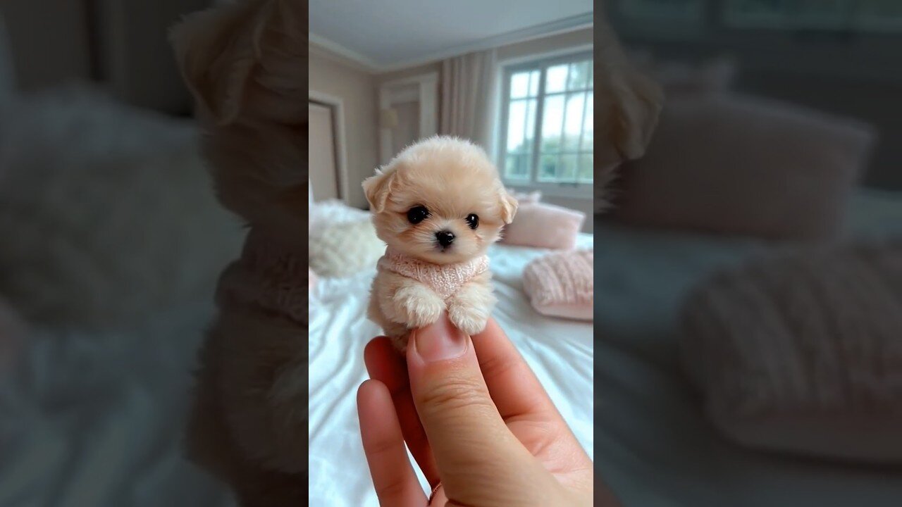 Cute mini puppy 😚