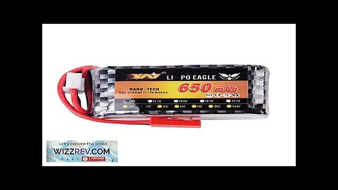 XW 7.4V 650MAH 2S 25C LiPo Battery T/SM/JST/XT30 Plug for RC Drone Review