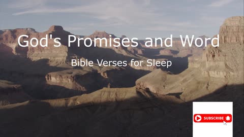 God's Promises and Word// Bible Verses for Sleep