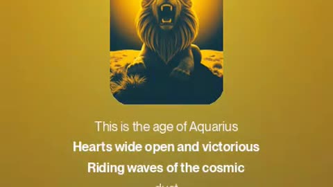 The Age of Aquarius