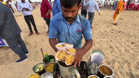 Bhelwala at Puri Beach, west bengal | Indian Street Food