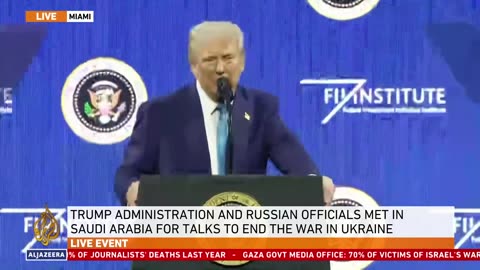 President Trump Speech On Zelensky At Saudi Investment Conference