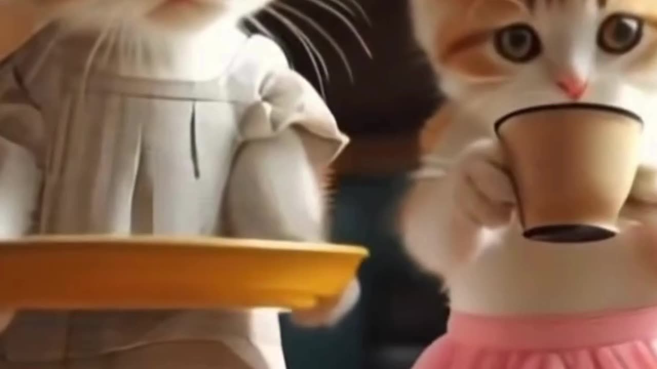 Cooking Time #cat #catcooking #CatCookingFood
