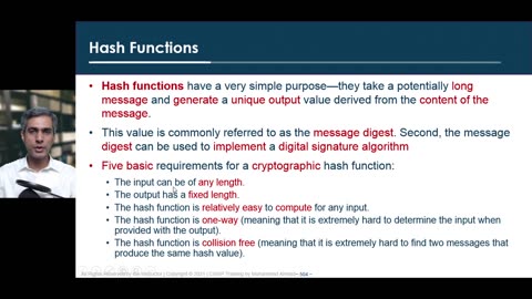 96 - Domain 3 - 36 and 37 Hashing Function