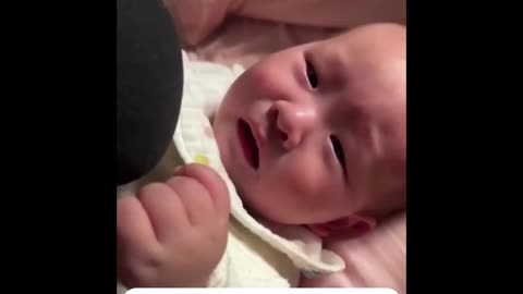 Baby's Cry vs Speaker: The Funniest Reaction Ever!😂