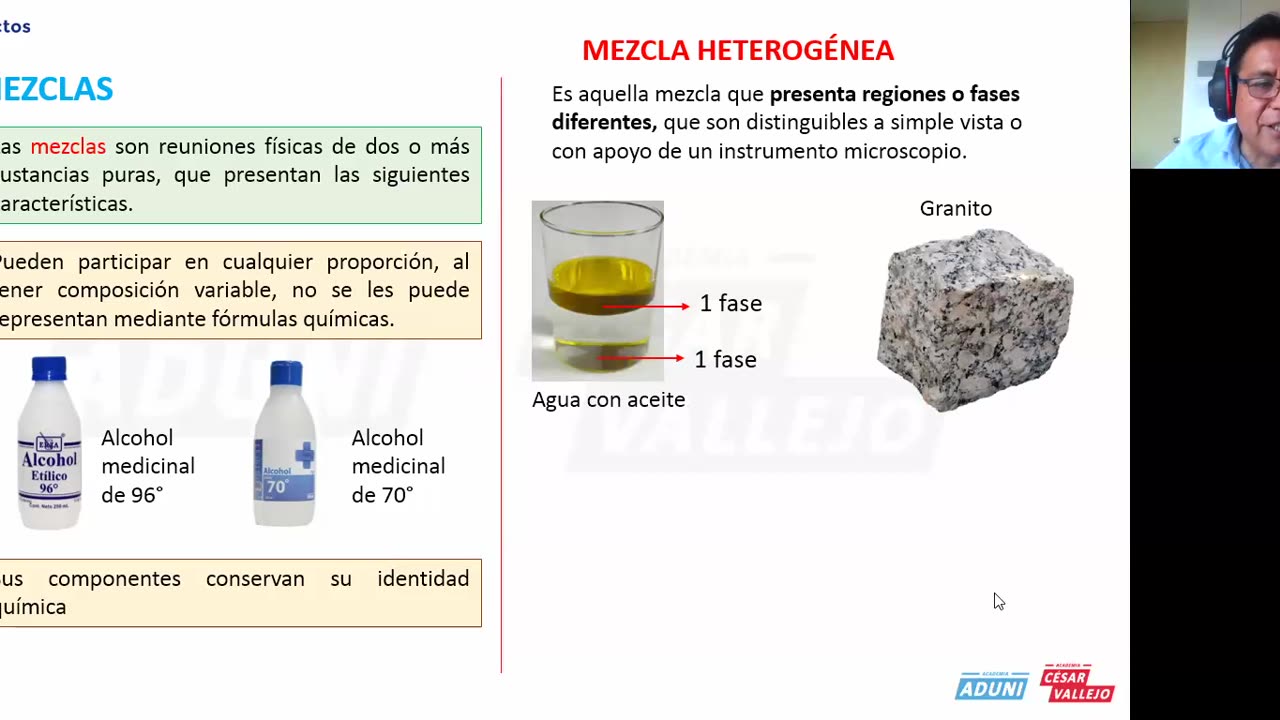 CURSOS SELECTOS VALLEJO | Semana 01 | Química