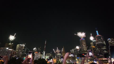 Australia , USA, New Zealand, London, New york, England New year 2025 Fire works#melbourne