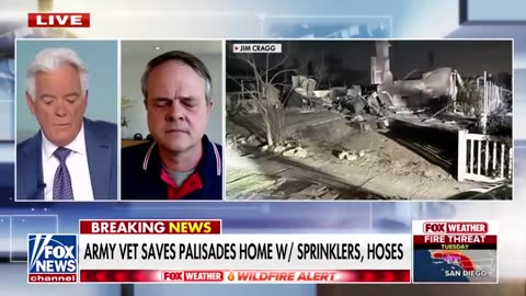 Army veteran saves homes from wildfires: ‘It’s my duty’