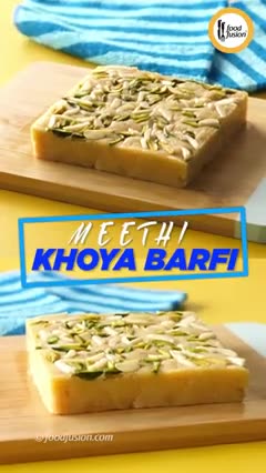 Super easy Meethi Khoya Barfi - By Food Fusion