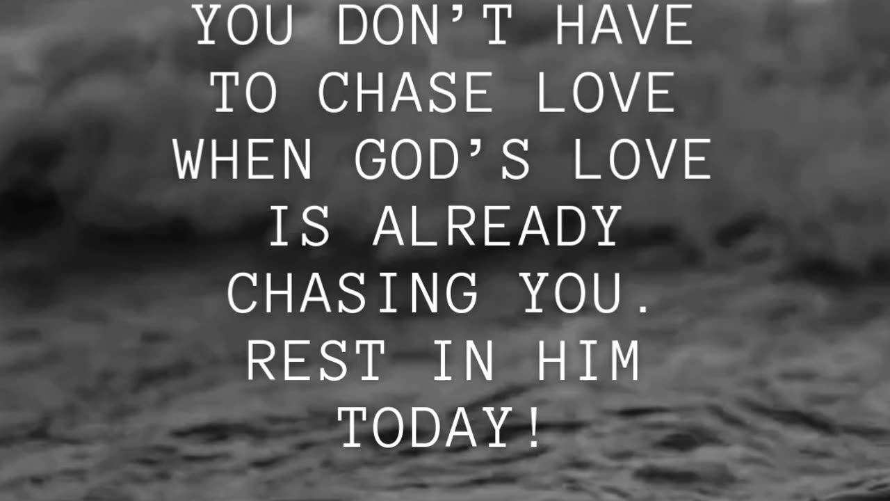 God’s love doesn’t just wait—it pursues you.