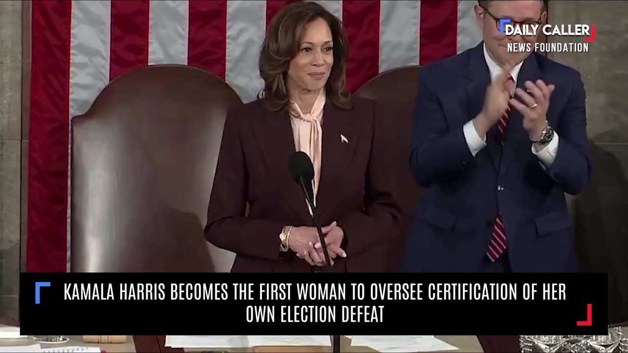 Kamala Harris Becomes the First Woman to Oversee Certification of Her Own Election Defeat