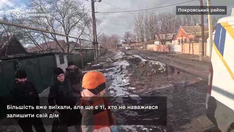 Rescuers of the evacuation group saved residents of the Pokrovsky district