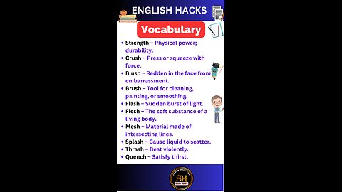 Daily use Important vocabulary words for exam 2024 25 #studyhacks123 #vocabulary #english #shorts