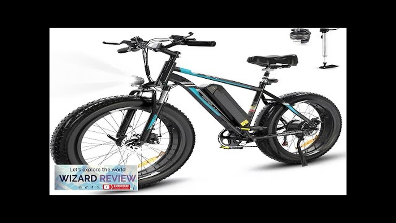 Electric Bike for Adults 26" × 2.125/3.0/4.0 Fat Tire E Bike 12Ah/15Ah Review