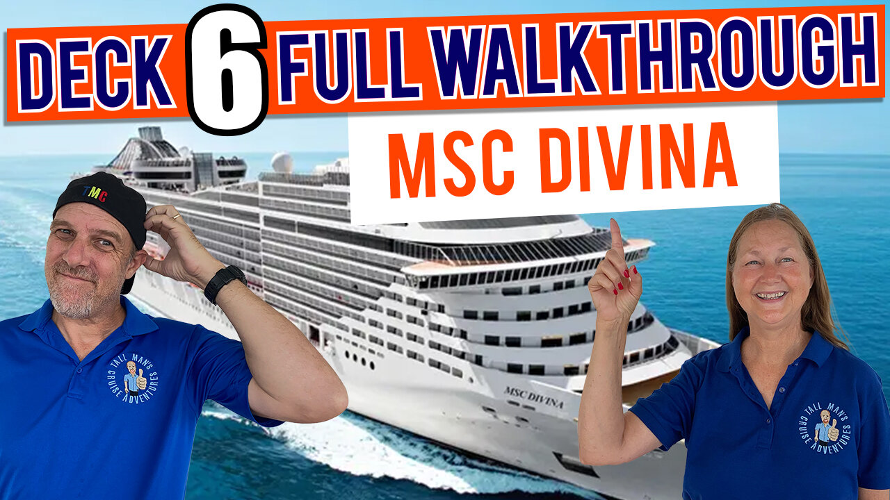 MSC Divina Public Deck 6 | Tall Man's Cruise Adventures