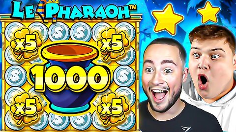 OUR BIGGEST $100,000 LE PHARAOH VIDEO.. GOLDEN CLOVERS!!!