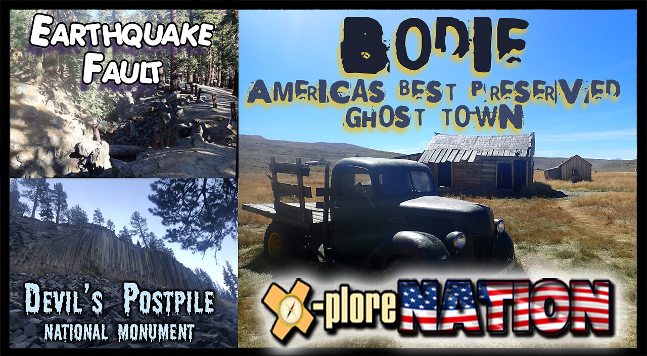 Bodie: America's Best Ghost Town? Devil's Postpile National Monument, Earthquake Fault, California
