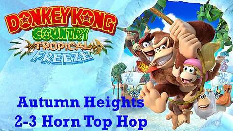 Donkey Kong Country Tropical Freeze: Autumn Height 2-3 Horn Top Hop