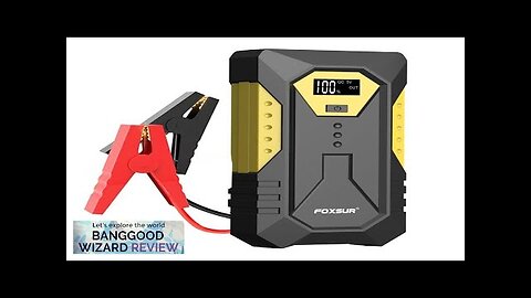 FOXSUR 26800mAh Jump Starter Power Bank 12V 800A Peak Current Car Emergency Review