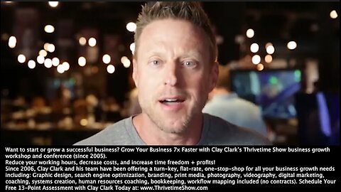 Clay Clark Client Testimonials | "I Heard About Clay Clark from a Buddy of Mine Whose Been Using Clay Clark's Systems. I Own a Plumbing Company...My Favorite Aspect of the Workshop Is Having the Steps Easily Laid Out."