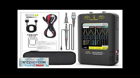 BSIDE Dual-Channel Oscilloscope O2 50MHz 250MSa/s Real-Time Sampling 3.98-Inch Touch Screen Review