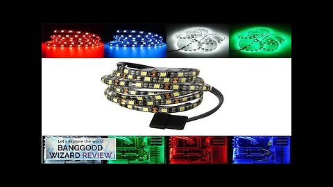 1M Waterproof 5050 LED Flexible Strip Background Light PC Computer Case DC12V Review