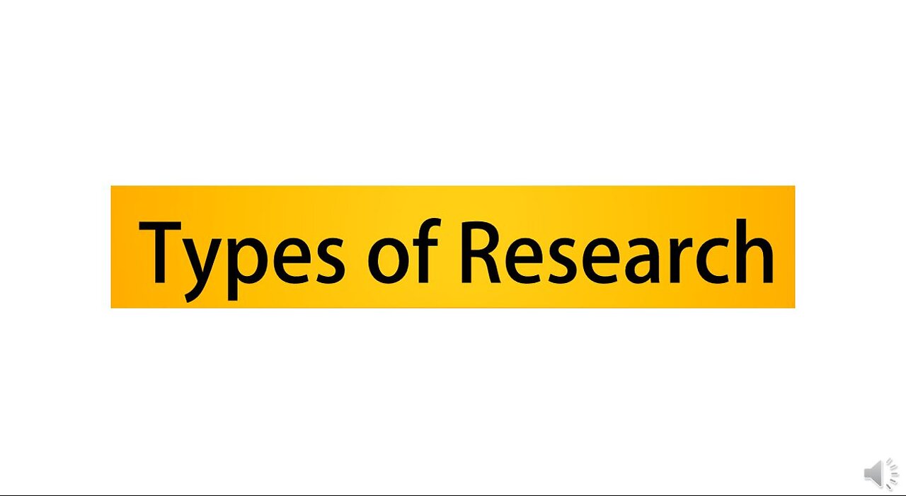 Types of Research