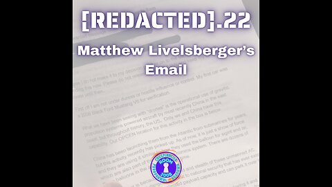 [REDACTED].22 - Matthew Livelsberger's Email
