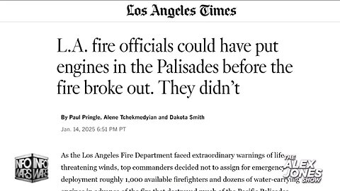 BREAKING BOMBSHELL: Stand-Down Of Firefighting Forces