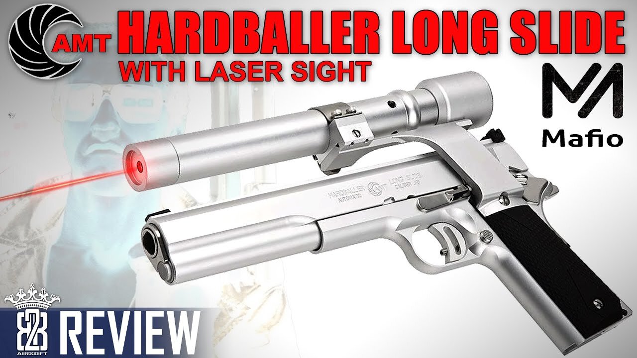 AMT Hardballer - Terminator .45 Long Slide with Laser Sighting