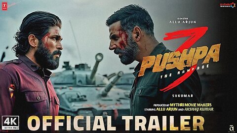 Pushpa 3: The Rampage - Official Trailer | Allu Arjun | Akshay Kumar | Rashmika M | Jagapathi B