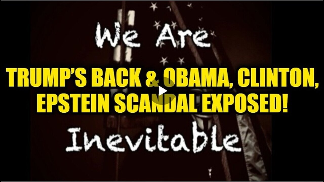 SG Anon: Trump’s Comeback and Obama-Clinton-Epstein Scandal Exposed!!