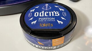 Oden's Lakrits Original Portion Snus Review