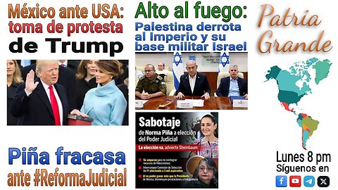 América Mexicana ante la Doctrina Monroe 2.0 / USA-Israel Imperio en Decadencia