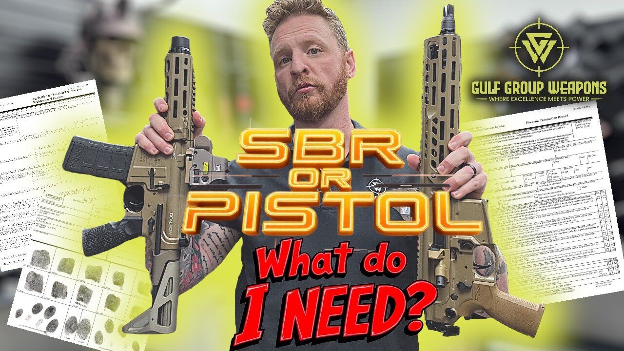 SBR vs Pistol: Full Guide to What’s Legal? Information & Forms You NEED to Stay Compliant!