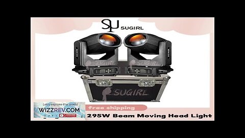 0 Tax 2Pcs 295W 14R Moving Head Beam Stage Light With Dual Review