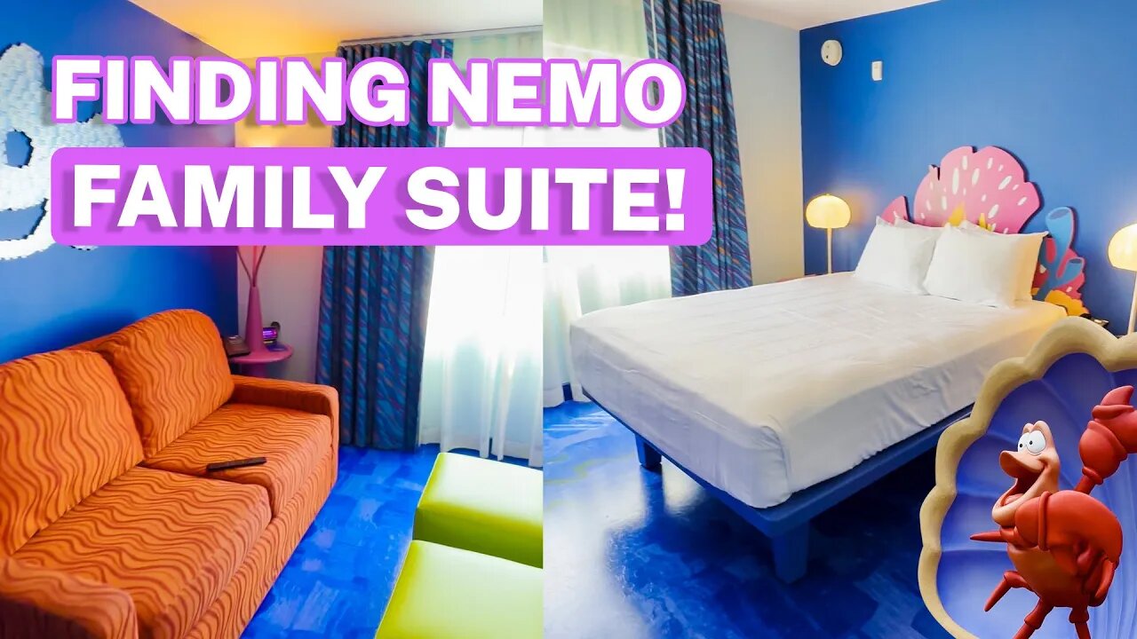 Finding Nemo Family Suite walkthrough at Art of Animation Resort!