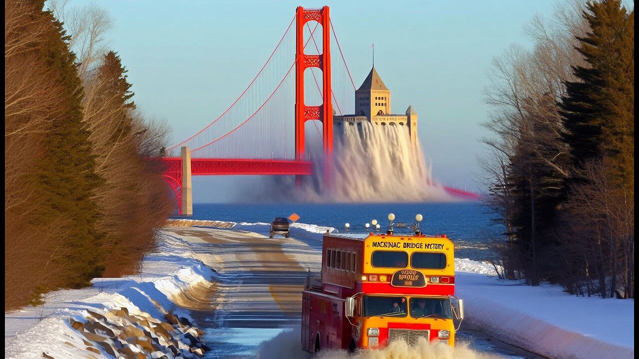 Live TV Shock: Mackinac Bridge Mystery Unfolds on Valentine's Day 2025